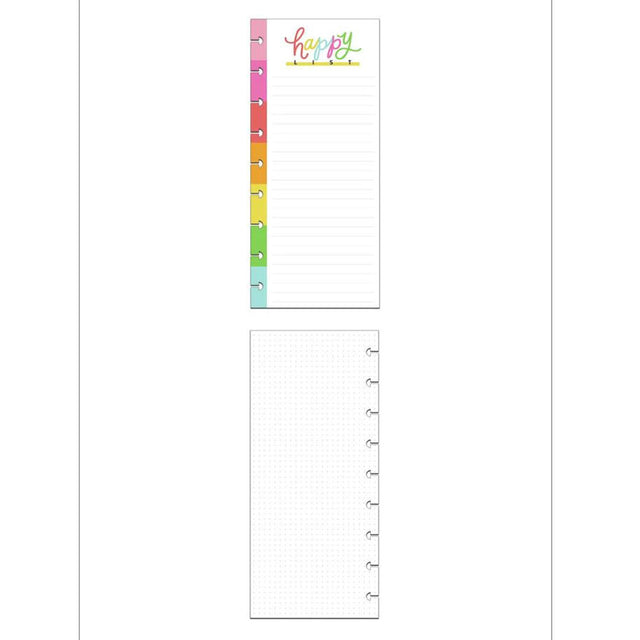 Happy Planner Skinny Classic List Fill Paper