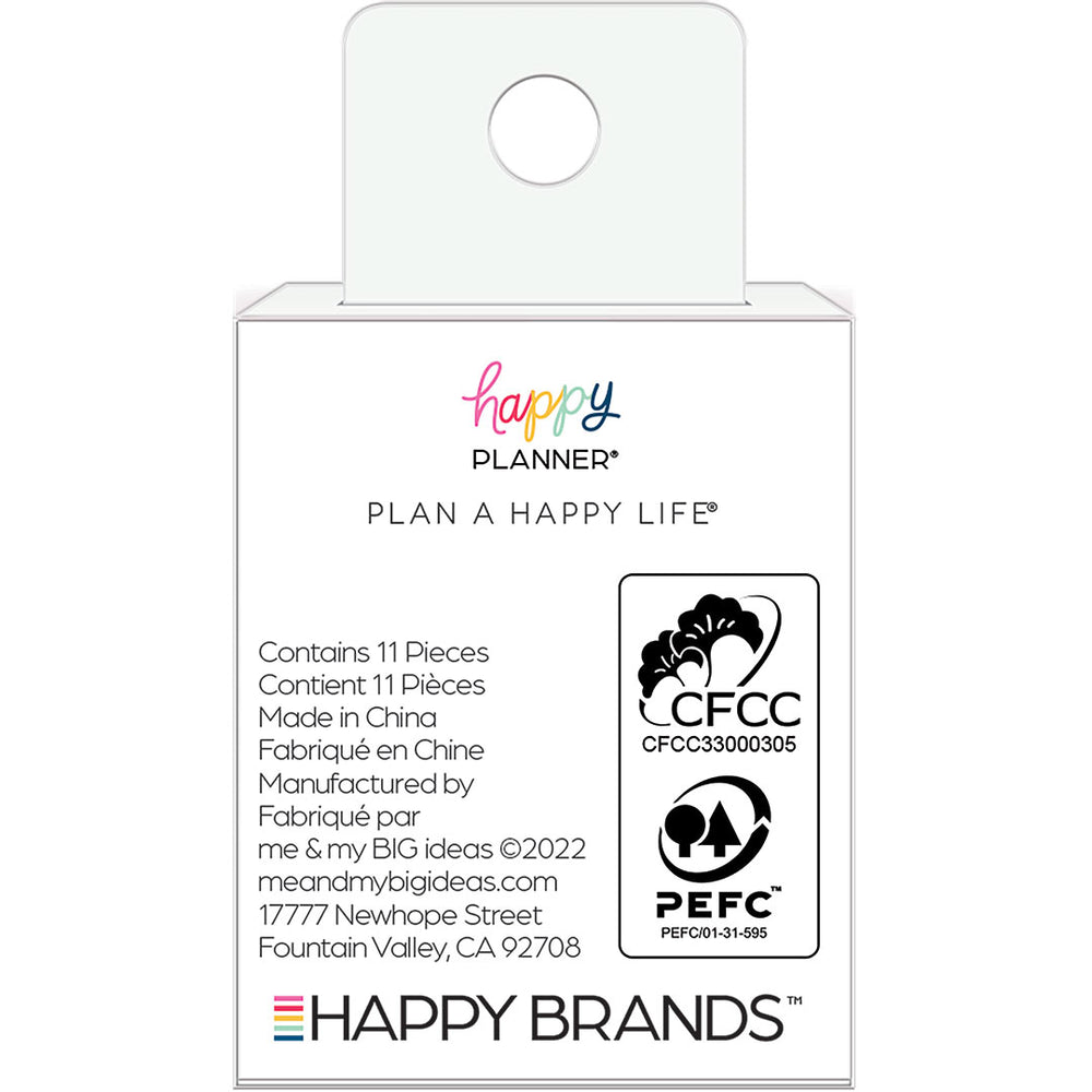 Happy Planner Jade Pearl Medium Metal Discs