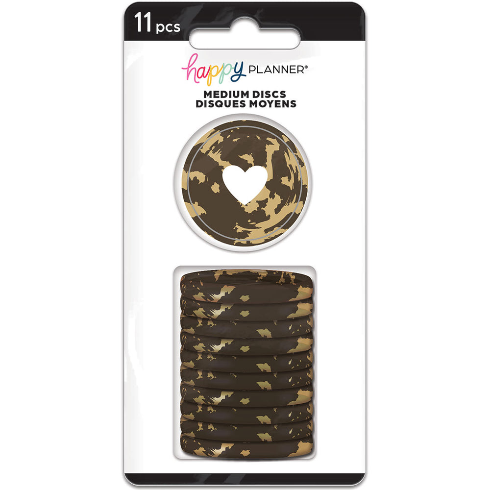 Happy Planner Glossy Tortoise Medium Plastic Discs
