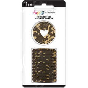 Happy Planner Glossy Tortoise Medium Plastic Discs
