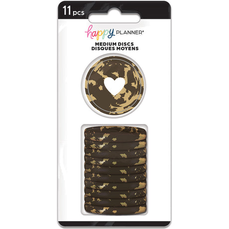 Happy Planner Glossy Tortoise Medium Plastic Discs