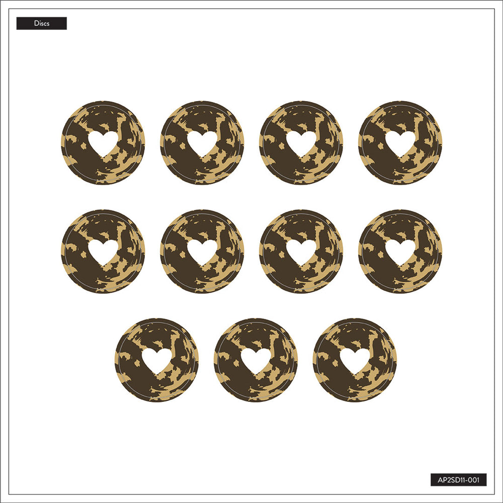 Happy Planner Glossy Tortoise Medium Plastic Discs