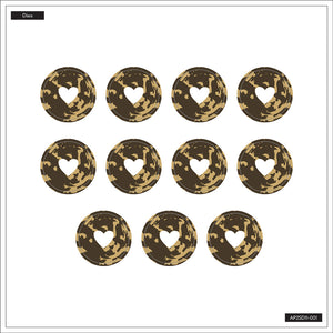 Happy Planner Glossy Tortoise Medium Plastic Discs