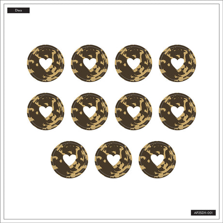 Happy Planner Glossy Tortoise Medium Plastic Discs