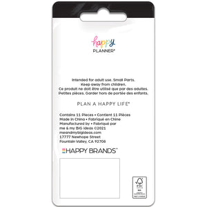 Happy Planner Glossy Tortoise Medium Plastic Discs