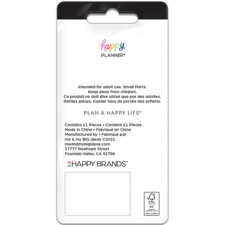 Happy Planner Glossy Tortoise Medium Plastic Discs