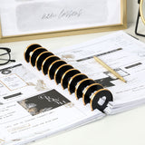 Happy Planner Black Gold Expander Metal Discs