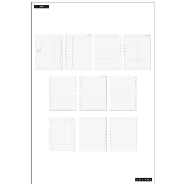 Happy Planner Big Big Clear Sticker Planning Guide