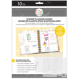 APBSPG10-001-Happy Planner-Big-Big Clear Sticker Planning Guide