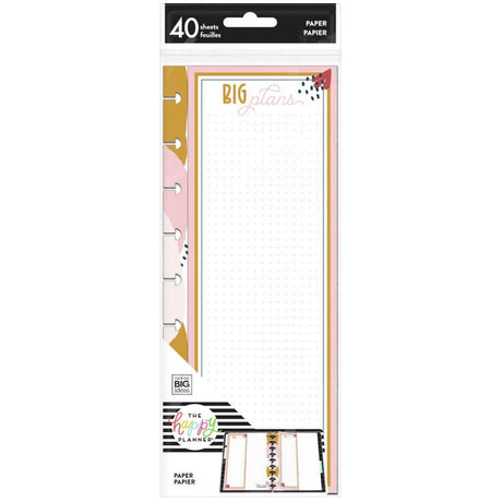 APCFFP40-001-Happy Planner-Classic-Check it Off Folded Fill Paper