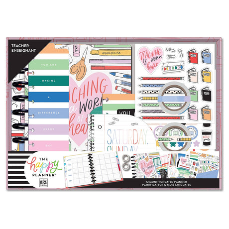 BOX-223-Happy Planner-Classic-Teacher Box Kit