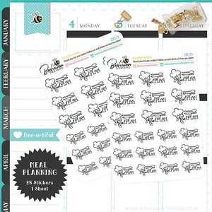 Meal Plan Planner Stickers