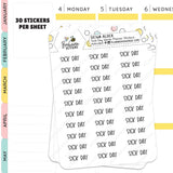 Sick Day Planner Stickers