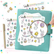 Easter Bunny Planner Stickers