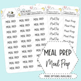 Meal Prep Script Planner Stickers