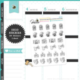 GOT Planner Girl Stickers