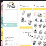 Asthma Planner Girl Stickers