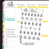 Baking Planner Girl Stickers