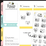 Best Friends Planner Girl Stickers