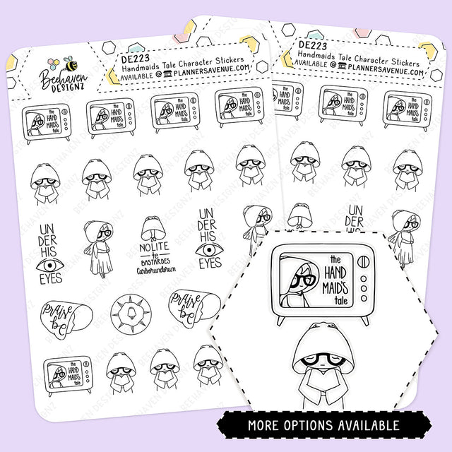 Handmaids Tale Planner Girl Stickers