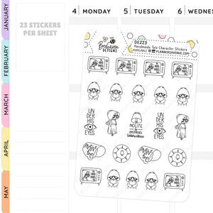 Handmaids Tale Charcter Planner Stickers