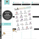 Self Care Planner Icons Sticker Sampler