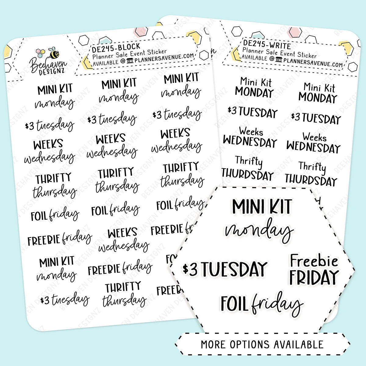 Planner Event Day Stickers