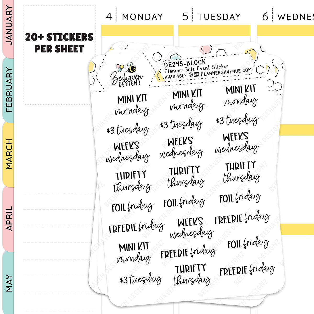 Planner Day Stickers