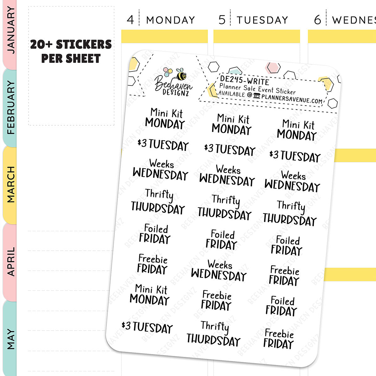Planner Sale Day Stickers