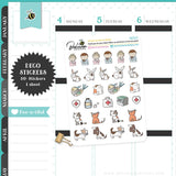 Pet Vet Care Planner Stickers