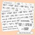 School Events Script Icon Stickers