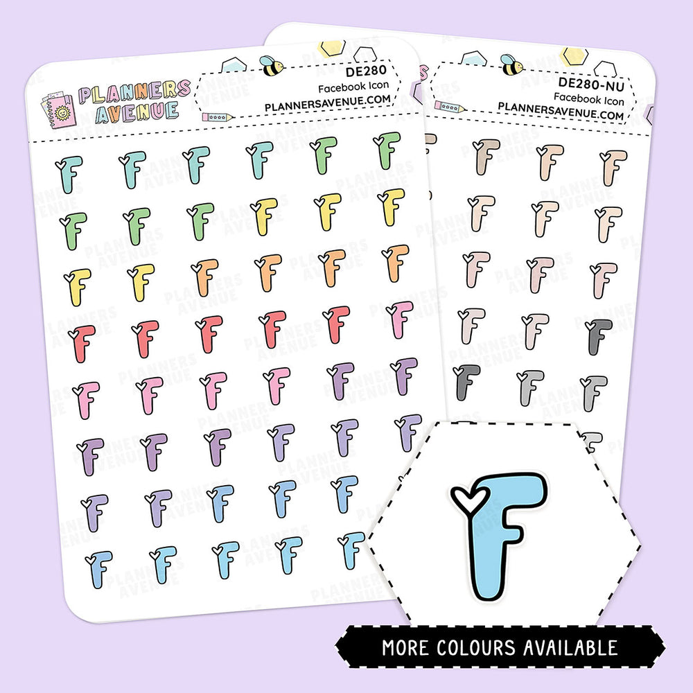 Facebook Mini Icon Stickers