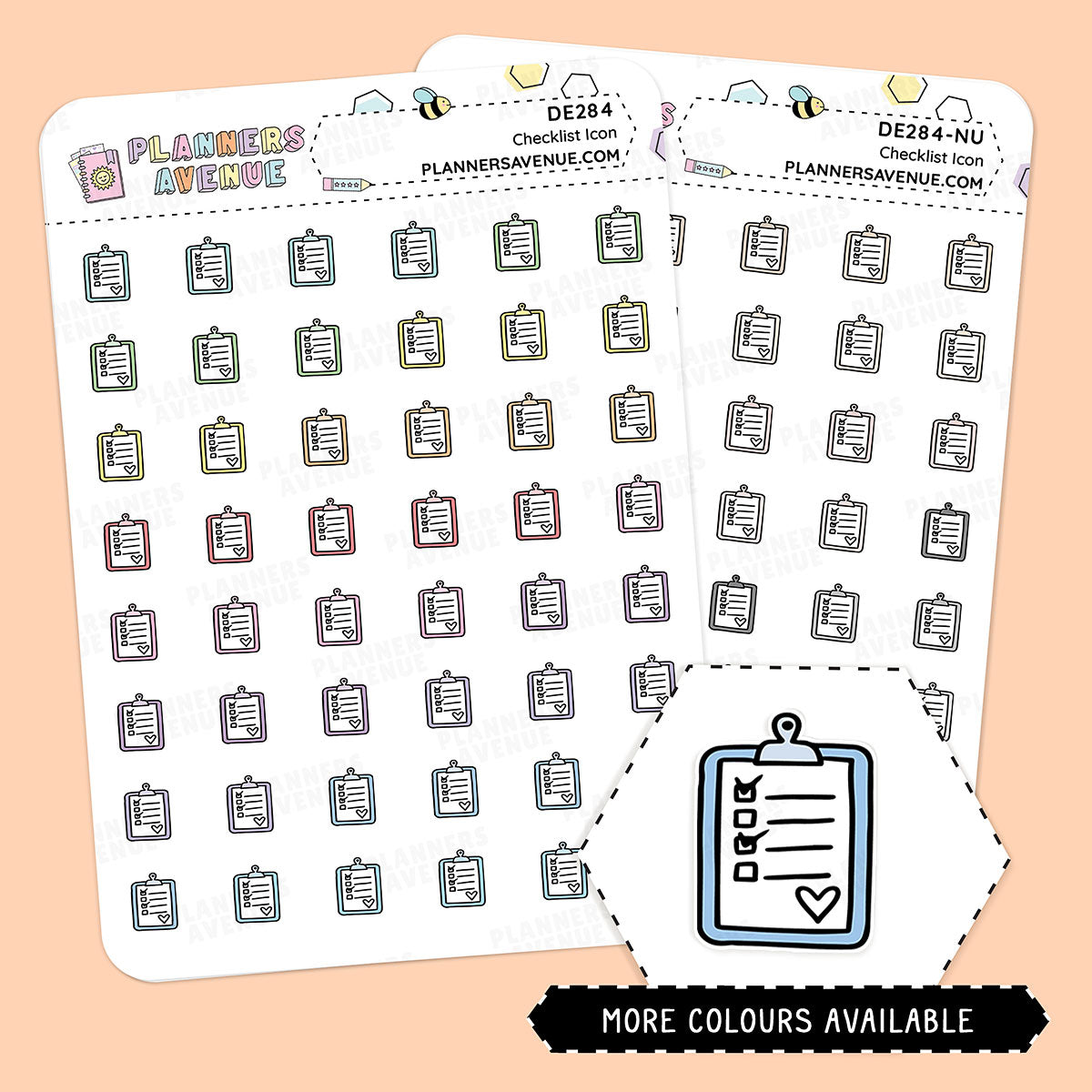 Checklist Mini Icon Stickers