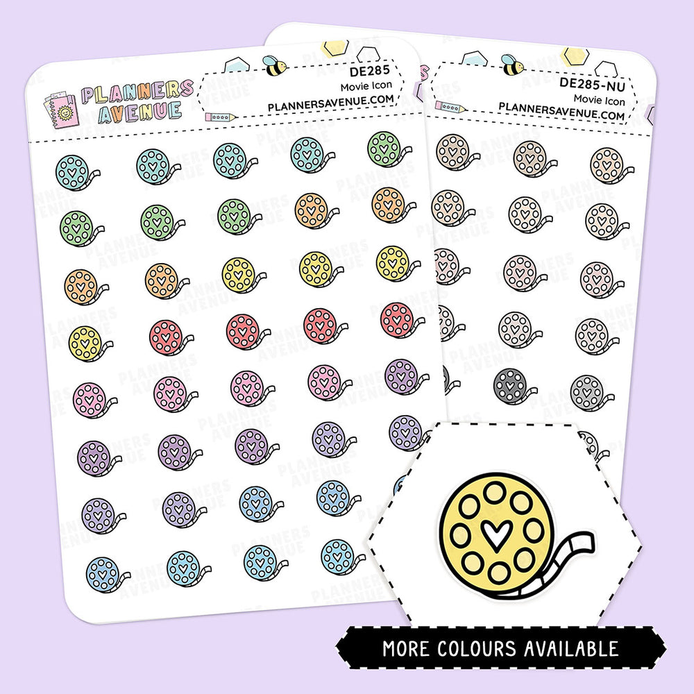 Movie Mini Icon Stickers
