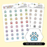 Pet Paw Mini Icon Stickers