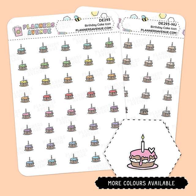 Cake Mini Icons Stickers