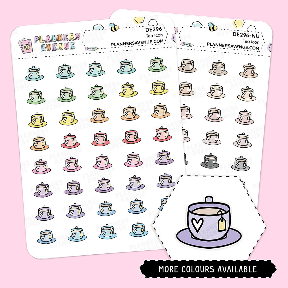 Tea Mini Icons Stickers