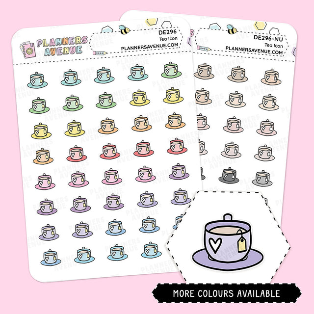 Tea Mini Icons Stickers