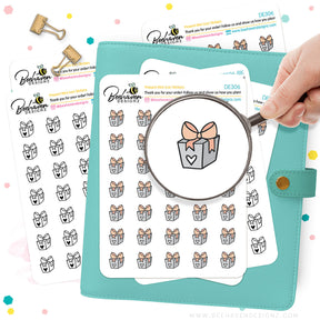 Present Mini Icons Stickers