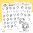 Unicorn Sewing Doodle Planner Stickers