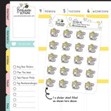 Get It Done Planner Girl Stickers