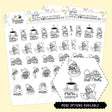 Stay Home Sick Planner Girl Stickers