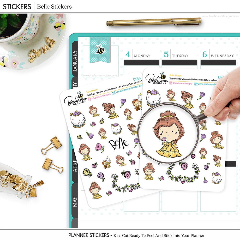 Belle Stickers