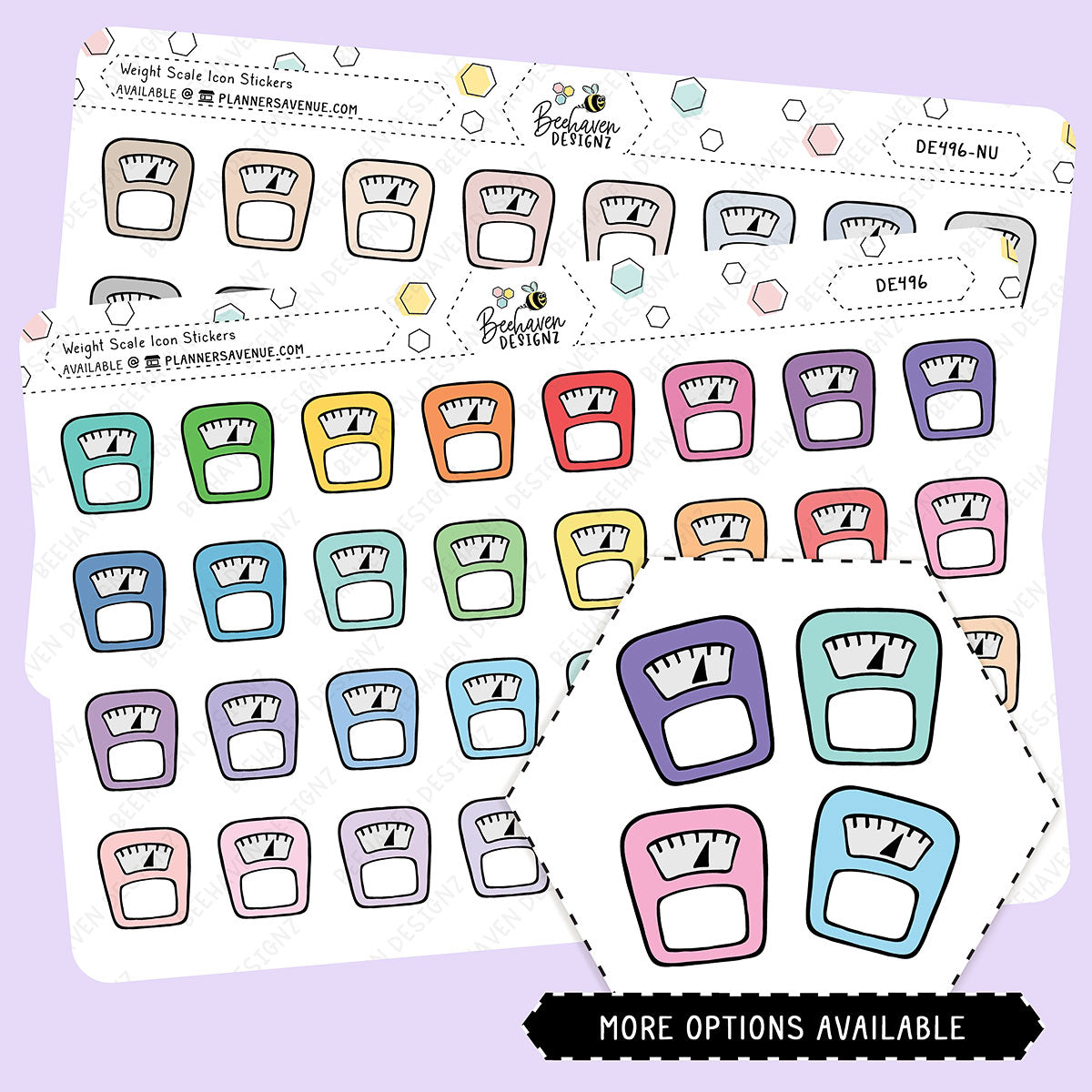 Scale Count Sticker Weight Scale Tracker Planner Stickers