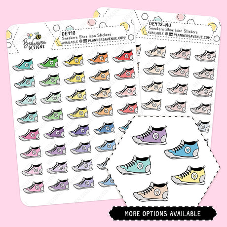 Sneakers Shoe Icon Planner Stickers