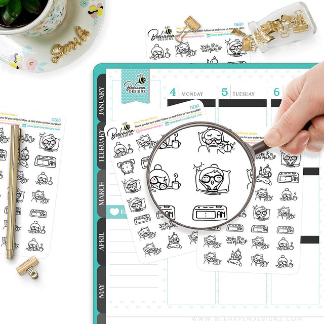 Sleep Planner Stickers