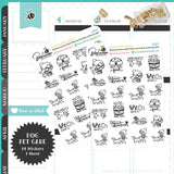 Dog Care Planner Stickers