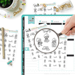 Laundry Planner Stickers