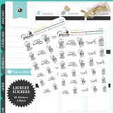 Laundry Planner Stickers