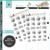 Girls Night Planner Stickers